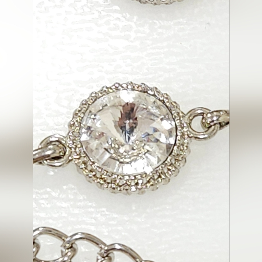 Round Clear Rhinestones Adjustable Belt - Picture 8 of 12